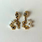 18K Gold-Plated Baroque Pearl Drop Earrings