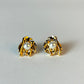18K Gold-Plated Pearl Earrings