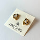18K Gold-Plated Pearl Earrings