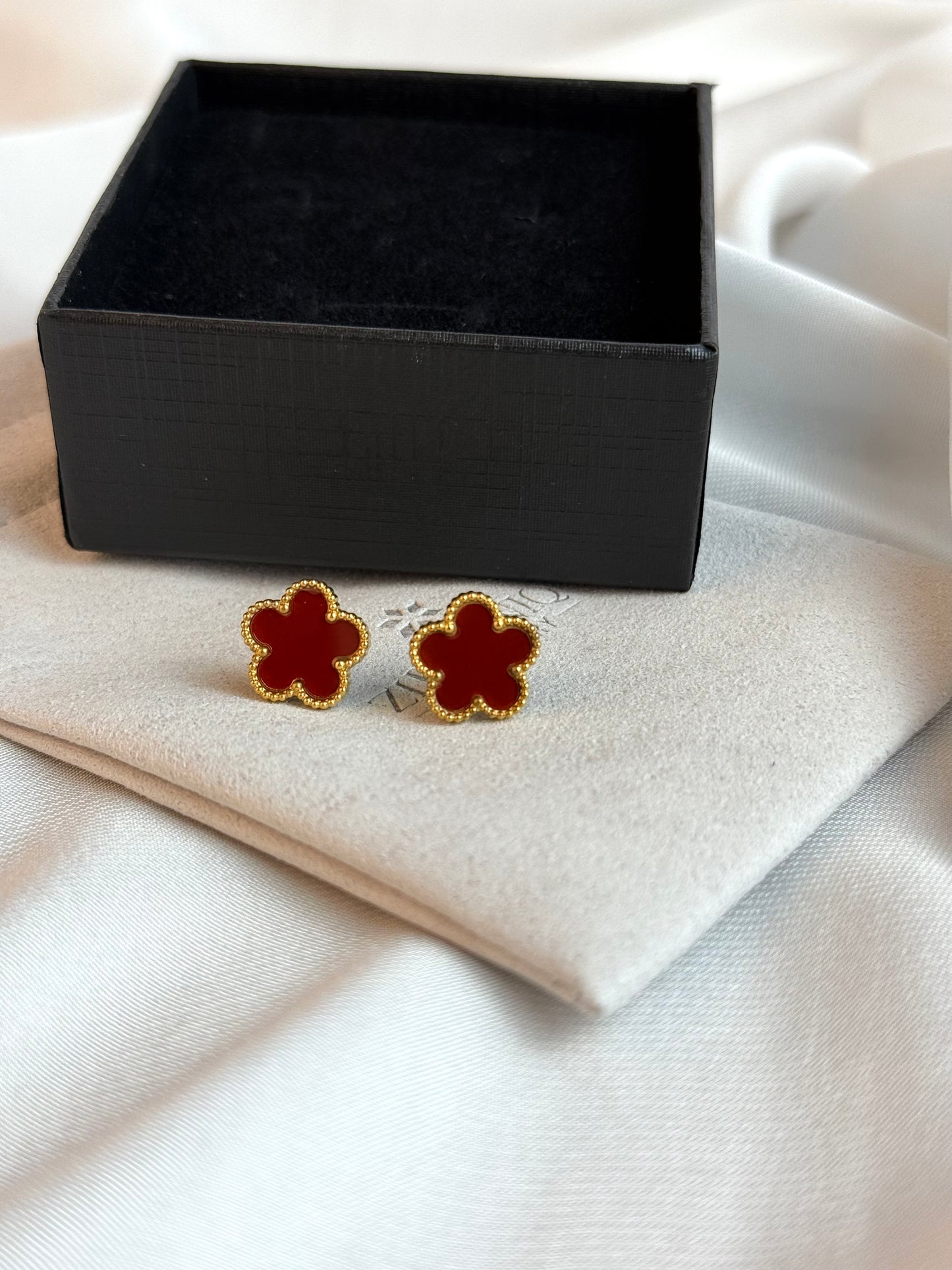 Luxe Clover Charm Earrings