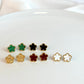 Luxe Clover Charm Earrings