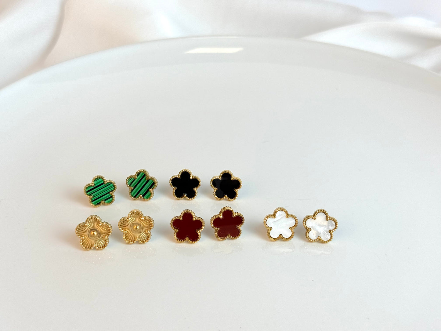 Luxe Clover Charm Earrings
