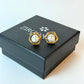 Gold Plated Pearl Studs