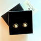 Gold Plated Pearl Studs