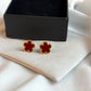 Five Leaf Clover Earrings - Lucky Charm Earrings