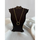 Five Leaf Black Clover Necklace Set
