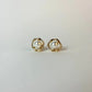 Gold Plated Pearl Studs
