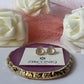 Gold Heart Stud Earrings with Mother of Pearl