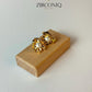 18K Gold-Plated Pearl Earrings