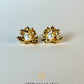 18K Gold-Plated Pearl Earrings