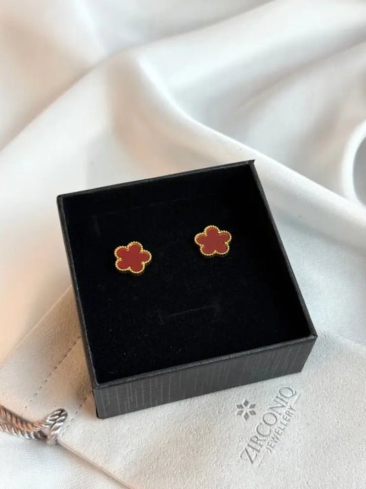 Luxe Clover Charm Earrings