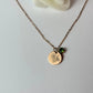 Personalized Birthstone Pendant - Rose Gold - Shell Pendant