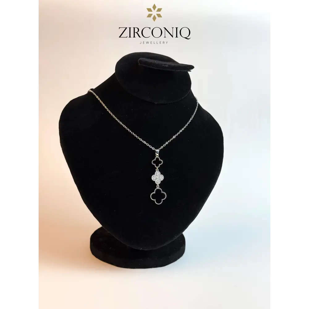 Triple Four-Leaf Clover Necklace