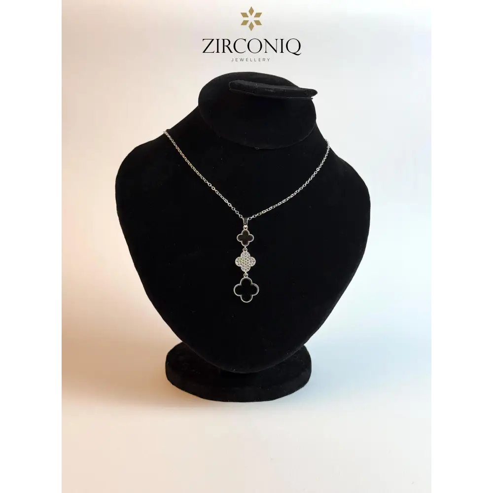 Triple Four-Leaf Clover Necklace