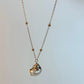 White Medium sized Natural Shell necklace