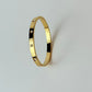 Zircon Studded Stainless Steel Gold Plated Bangle Bracelet - Yellow Gold