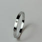 Zircon Studded Stainless Steel Silver Plated Bangle Bracelet - Silver
